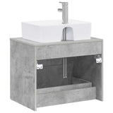 Bathroom Furniture Set Concrete Grey Engineered Wood 3404385