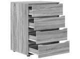 Storage Cabinets 60 x 48 x 105 cm Engineered Wood Grey Sonoma 3406241
