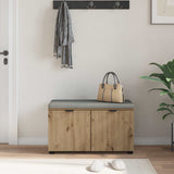 Hall Bench Artisan Oak 80 x 38 x 46 cm 891487