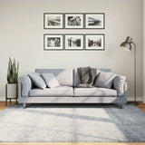 Shaggy Rug PAMPLONA High Pile Modern Blue 200x200 cm 375326