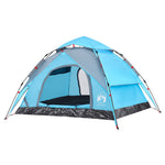 Camping Tent Dome 3-Person Blue Quick Release 4004178