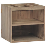 Wall-mounted Bathroom Cabinet 46x25.5x40 cm Solid Wood Teak 338252