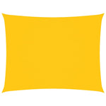 ZNTS Sunshade Sail Oxford Fabric Rectangular 3.5x4.5 m Yellow 135599