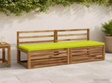 2-Piece Bench Cushions SOEST 2 pcs 100% Polyester Bright Green 949399