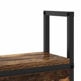 Storage Headboard with Charging Station Smoked oak 75 cm 859777