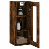 Wall Mounted Cabinet Smoked Oak 34.5x34x90 cm 828929