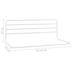 Toddler Safety Bed Rail White x55 cm Iron 10234
