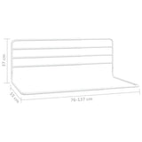 Toddler Safety Bed Rail White x55 cm Iron 10234