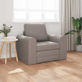 Sofa Bed Taupe 98 x 71 x 83 cm Fabric 4106660