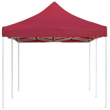 Professional Folding Party Tent Aluminium 6x3 m Wine Red 45504