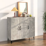 Sideboard Concrete Grey 90x34x80 cm Engineered Wood 812505