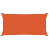 Sunshade Sail 160 g/m Rectangular Orange 3x6 m HDPE 311680