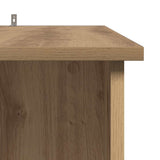 Bar Table with Shelf Artisan Oak 102x50x103.5 cm Engineered Wood 856761