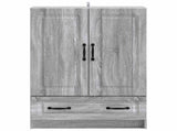Sideboard Grey Sonoma 66 x 34.5 x 92 cm Engineered Wood 895821