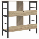 Bookshelf Sonoma Oak 82 x 32 x 79 cm Engineered Wood 883995