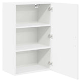 Wall Cabinet LUCCA High Gloss White 50 x 31 x 80 cm 885039