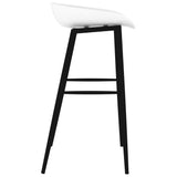 ZNTS Bar Chairs 2 pcs White 248156