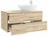 Bathroom Furniture Set 2 pcs Sonoma Oak Engineered Wood 3403994
