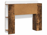 Headboard Cabinet with Storage Smoked Oak Engineered Wood 8001251