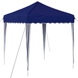 Pop-up Party Tent 195 x 195 x 245 cm Blue Oxford Fabric 42019714