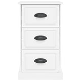 Bedside Cabinet White 39x39x67 cm Engineered Wood 816160