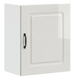 Kitchen Wall Cabinets 2 pcs Kalmar High Gloss White Engineered Wood 853562