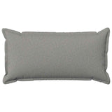 Cushion Cover 12 pcs HOUTEN Cloud Grey 40 x 80 cm Faux Linen 918048
