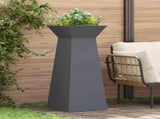 Pillar Planter 2 pcs Anthracite 40 x 40 x 100 cm 873857
