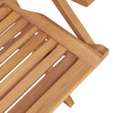 5 Piece Garden Dining Set Solid Wood Teak 3155017