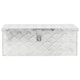 Storage Box Silver 70x31x27 cm Aluminium 152250