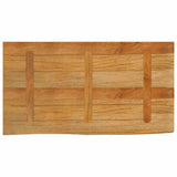 Table Top Live Edge 100x60x3.8 cm Solid Wood Mango 370598