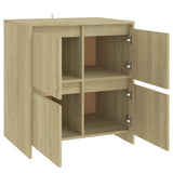 Sideboards 2 pcs Sonoma Oak 70x41x75 cm Engineered Wood 3098091