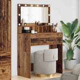 Bedroom Dressing Tables with Drawer Old Wood 80 x 39.6 x 135 cm 888975