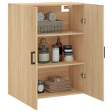 Wall Mounted Cabinet Sonoma Oak 69.5x34x90 cm 828423