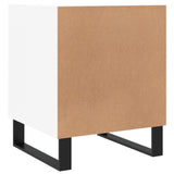 Bedside Cabinets 2 pcs White 40x40x50 cm Engineered Wood 827613
