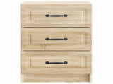 Bedside Cabinet Sonoma Oak 43 x 41 x 63.5 cm Engineered Wood 895707