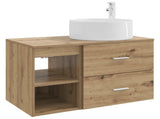 Bathroom Furniture Set 2 pcs Artisan Oak Engineered Wood 3403935