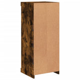 Sideboard with LED Lights Smoked Oak 41x37x100 cm 836732