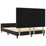 ZNTS Black Velvet Bed Frame 140x200 cm 3344881