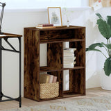 Book Cabinet Smoked Oak 66x31x80 cm Engineered Wood 860296