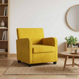Armchair Yellow Velvet 42043419