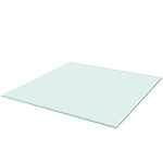 ZNTS Table Top Tempered Glass Square 700x700 mm 243631