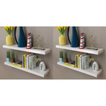 Wall Shelves 4 pcs White 80 cm 275998