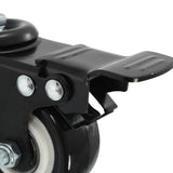 12 pcs Swivel Casters with Brakes 50 mm 277932