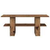 ZNTS Coffee Table Old Wood 102x55x42 cm Engineered Wood 855850