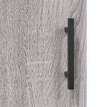 Highboard Grey Sonoma 69.5x34x180 cm Engineered Wood 3189987