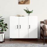 Sideboard White 90x34x80 cm Engineered Wood 828108
