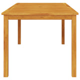 Dining Table Brown Solid acacia wood Large Durable Dining Table 366371