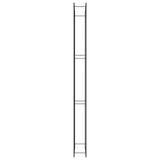 Firewood Rack Matt Black 110x28x312 cm Steel 350312