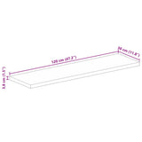 Table Top 120x30x3.8 cm Rectangular Solid Wood Acacia 370963
